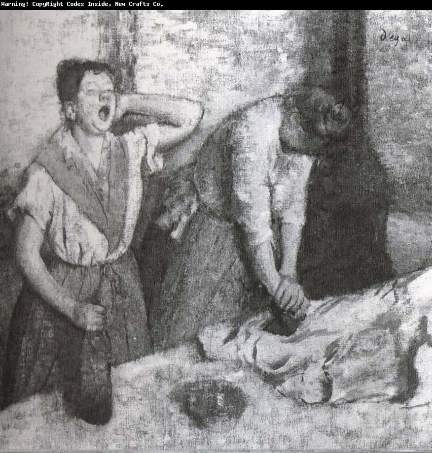 Edgar Degas Two wasvrouwen